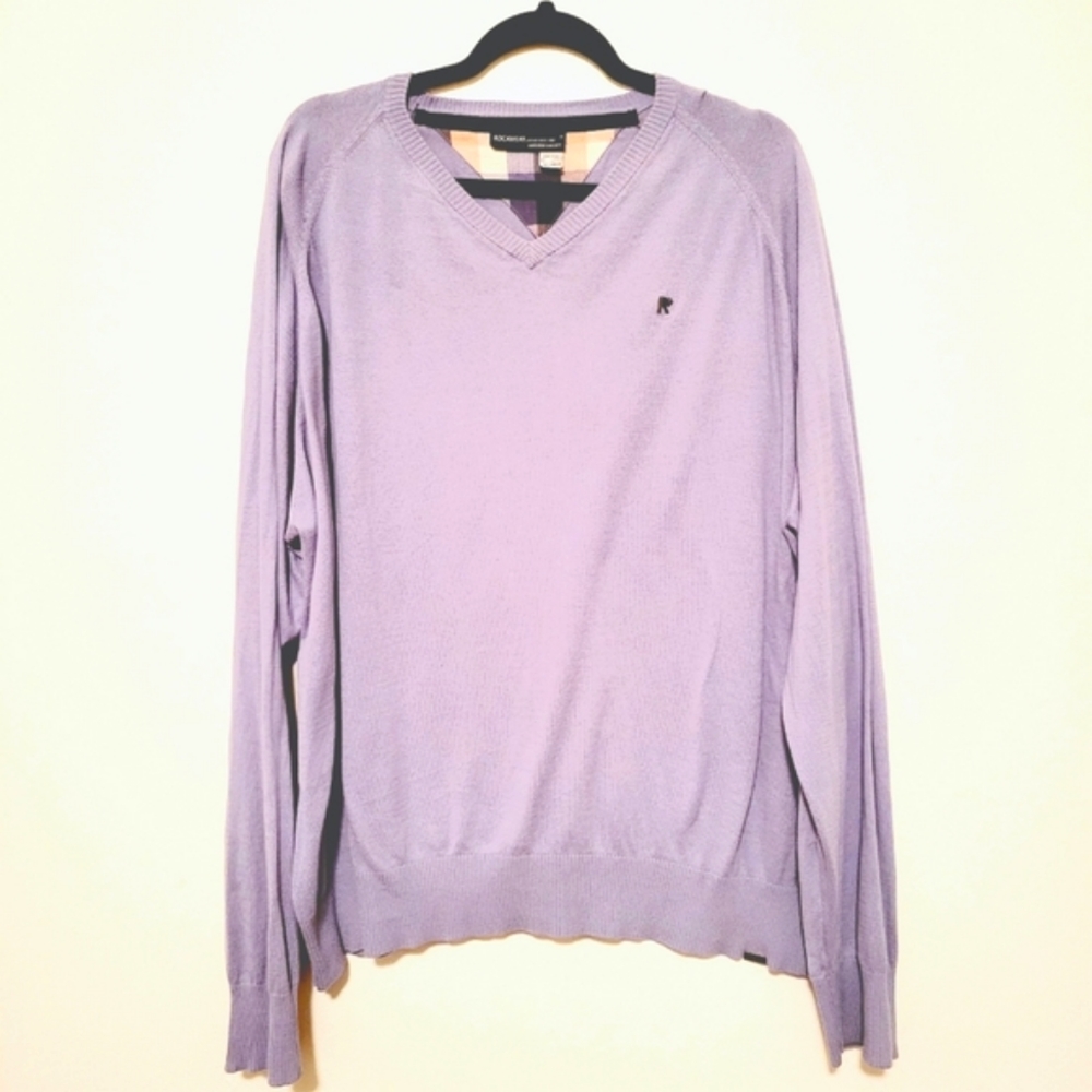 Rocawear Blue V Neck Sweater 3XL